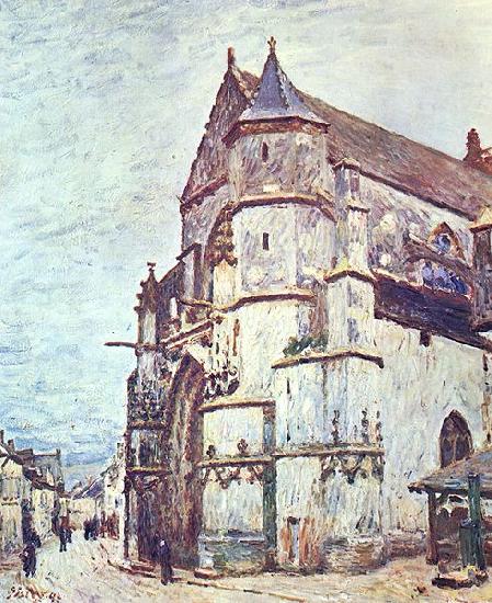  Church at Moret after the Rain